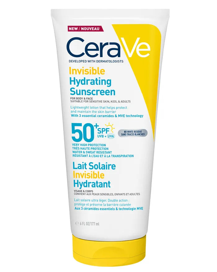 CeraVe Invisible Hydrating Sunscreen SPF50+ 117 ml