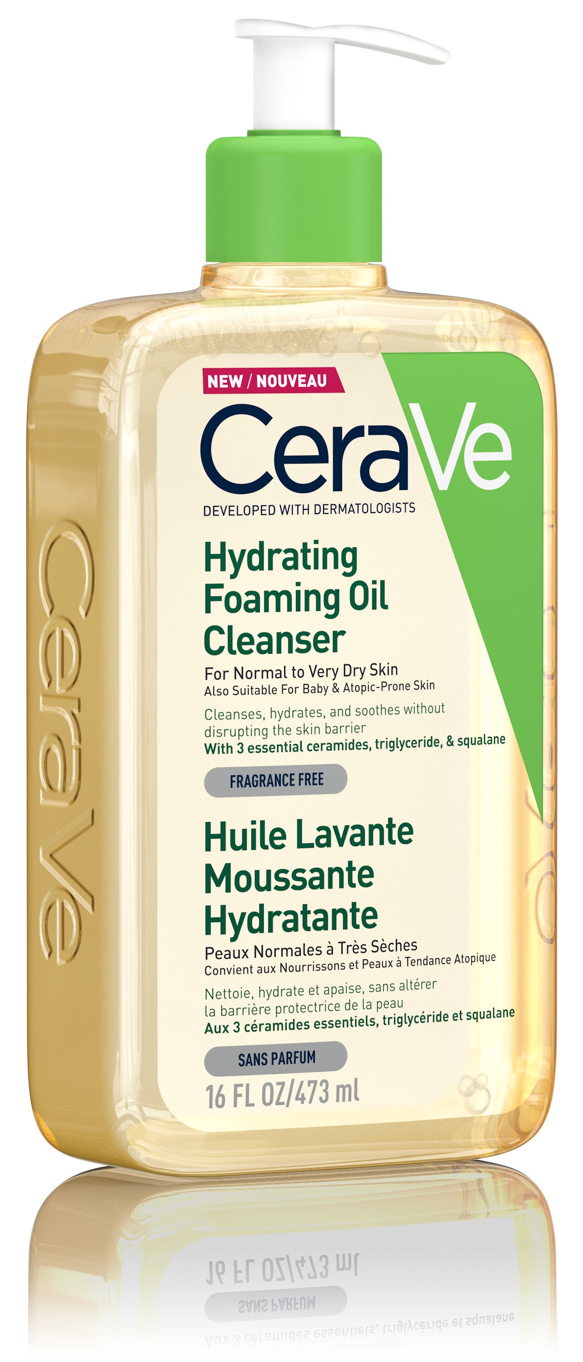 CeraVe Hydrating Foaming Oil Cleanser 473 ml