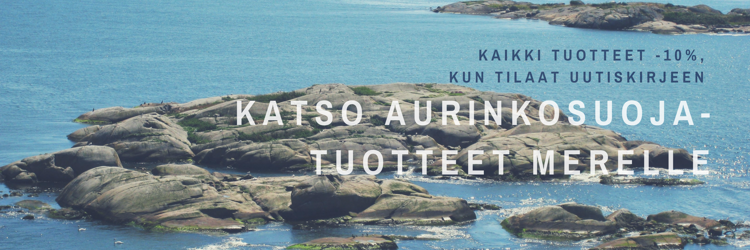 Merelle sopivat aurinkotuotteet