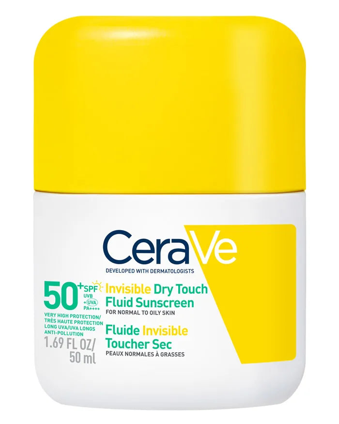 CeraVe Invisible Dry Touch Fluid Sunscreen SPF50+ 50 ml