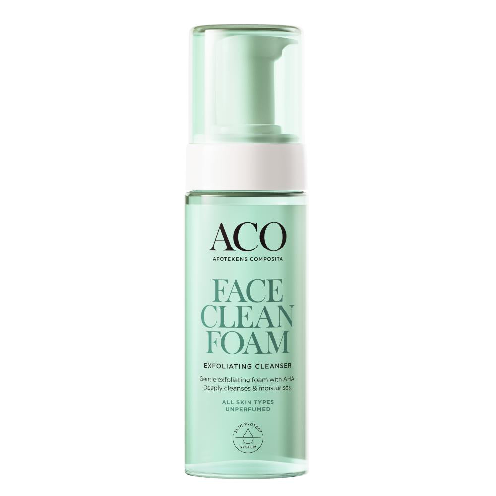 ACO Face Clean Foam Exfoliating Cleanser puhdistusvaahto 150 ml