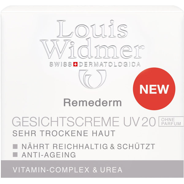 Louis Widmer Remederm Face Cream UV 20 50 ml
